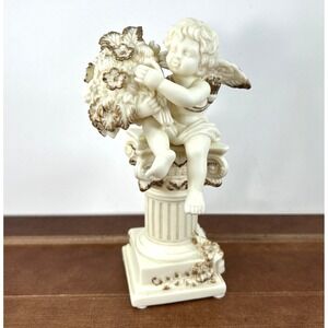 San Francisco Music Box Company Resin Peggy Toole Cherub Angel Pilar Collectible